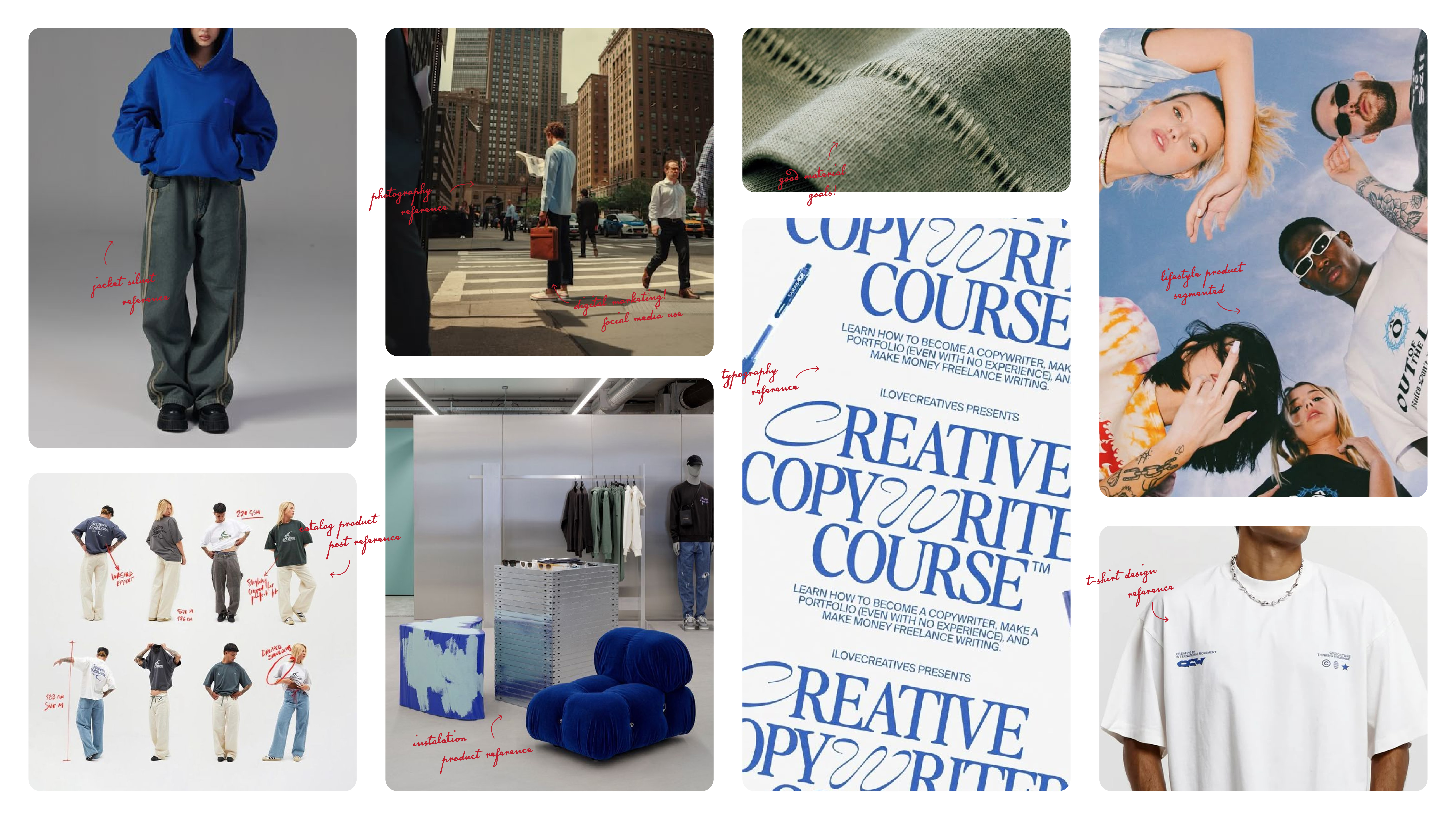 Moodboard desain DariMata Studio
